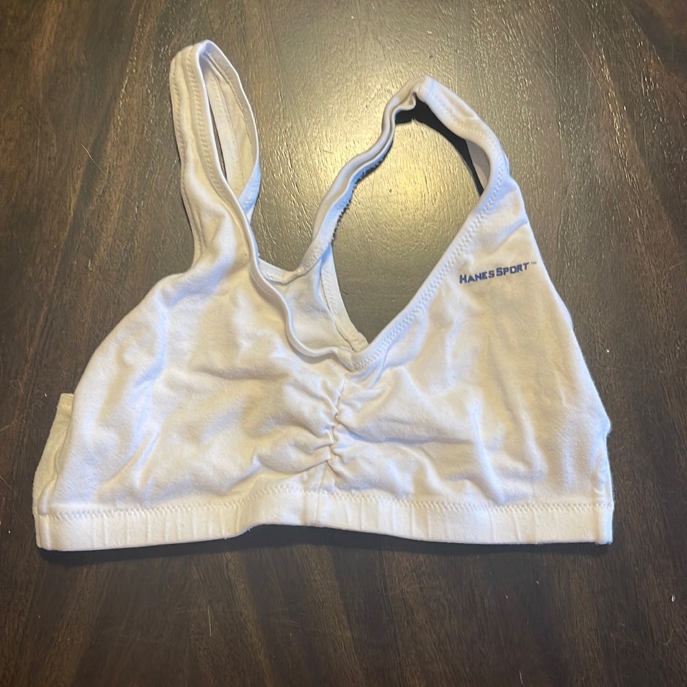 Hanes Sport Girls Sports Bra 34 fits‎ A-B-C